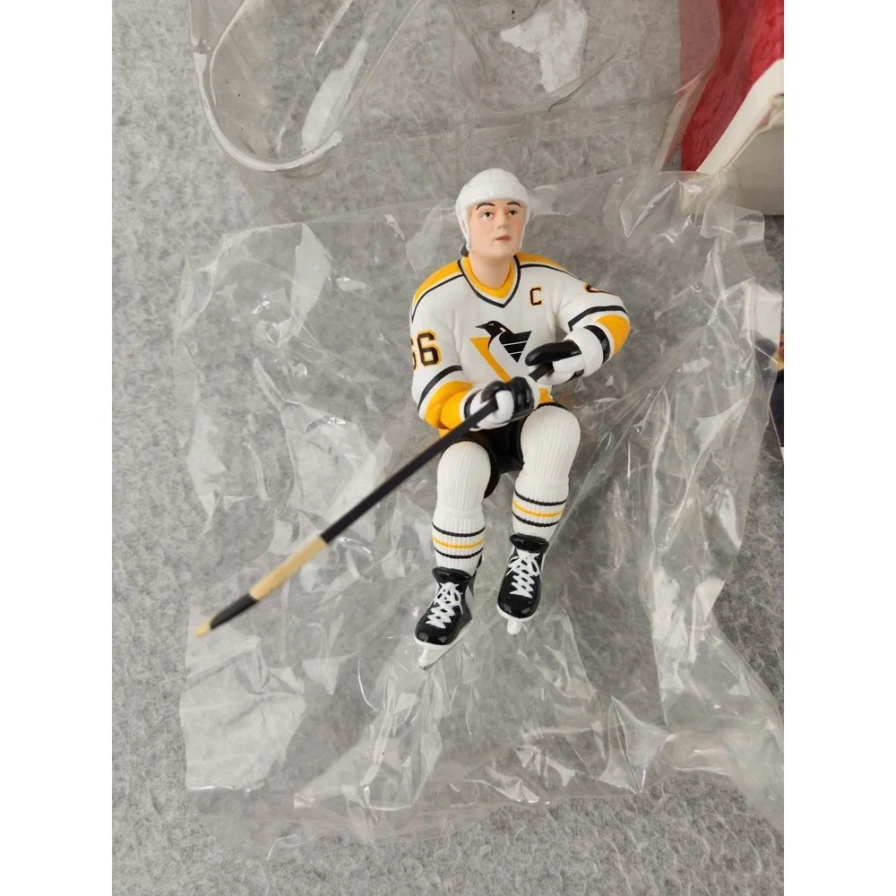 Vtg Mario Lemieux Pittsburgh Penguins Hockey Card Hallmark Christmas Ornament
